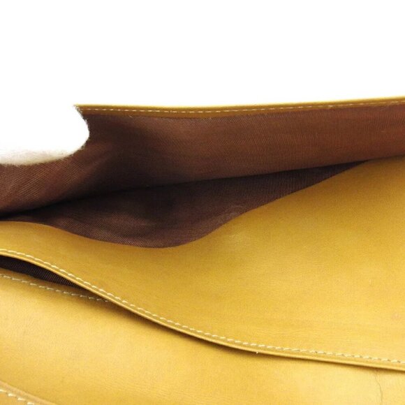 CELINE Long Wallet C Macadam Beige PVC ?~ Leather Authentic Used - Picture 8 of 9